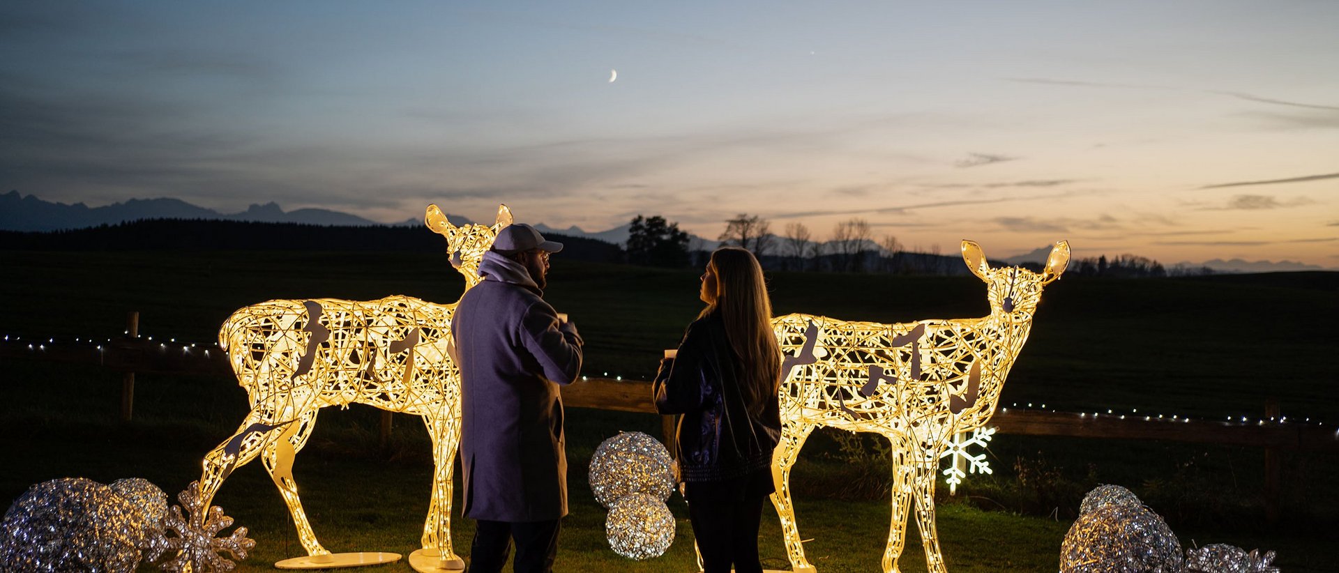 Lichterzauber im Weitblick Allgäu